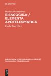 book: Eisagogika / Elementa apotelesmatica