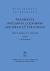 book: Fragmenta poetarum Latinorum epicorum et lyricorum