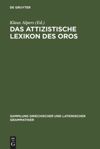 book: Das attizistische Lexikon des Oros